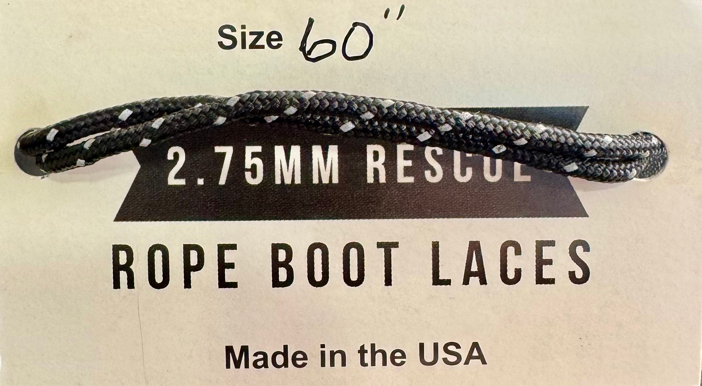 Sterling Rope Boot Laces