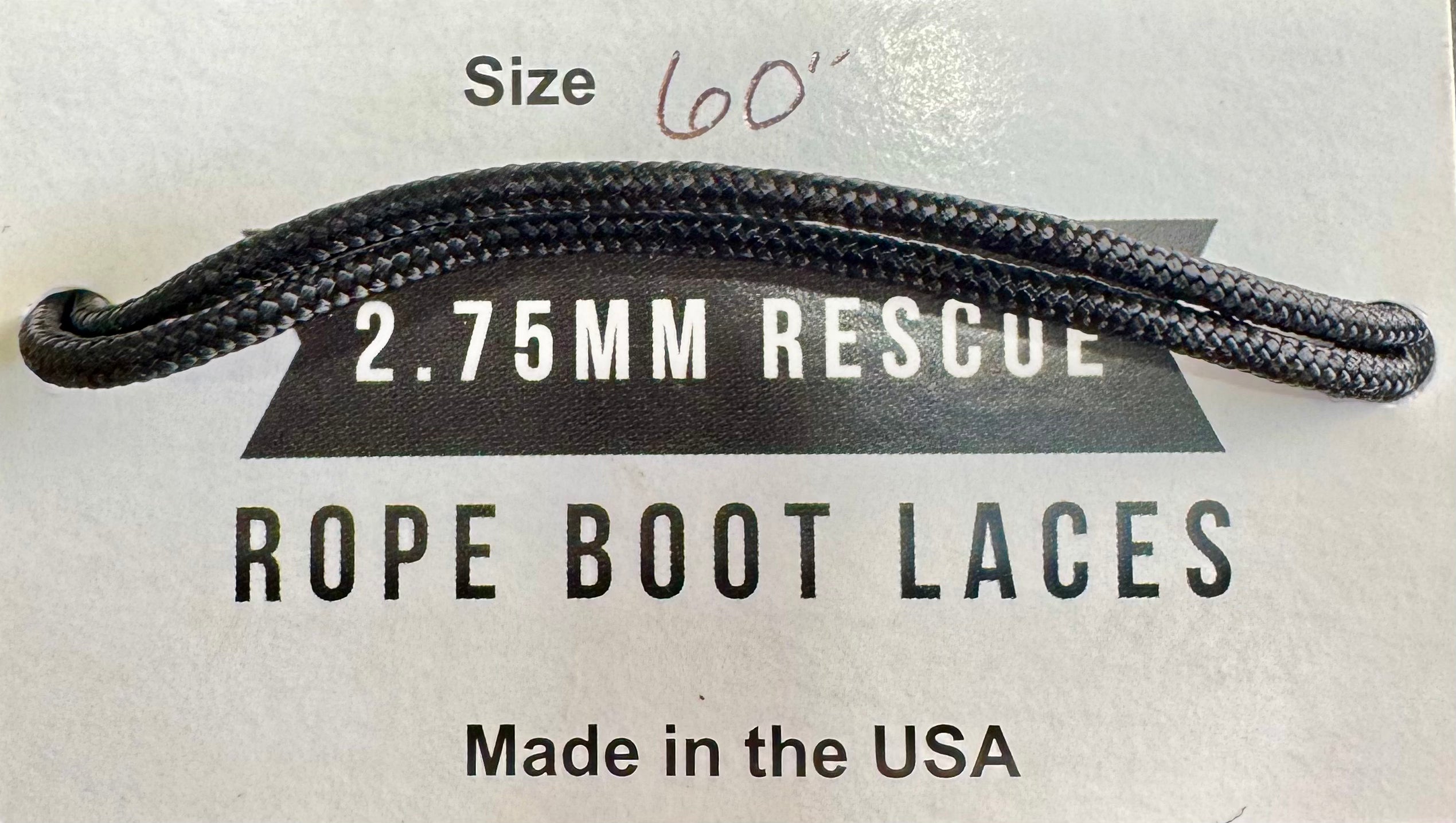 Sterling Rope Boot Laces