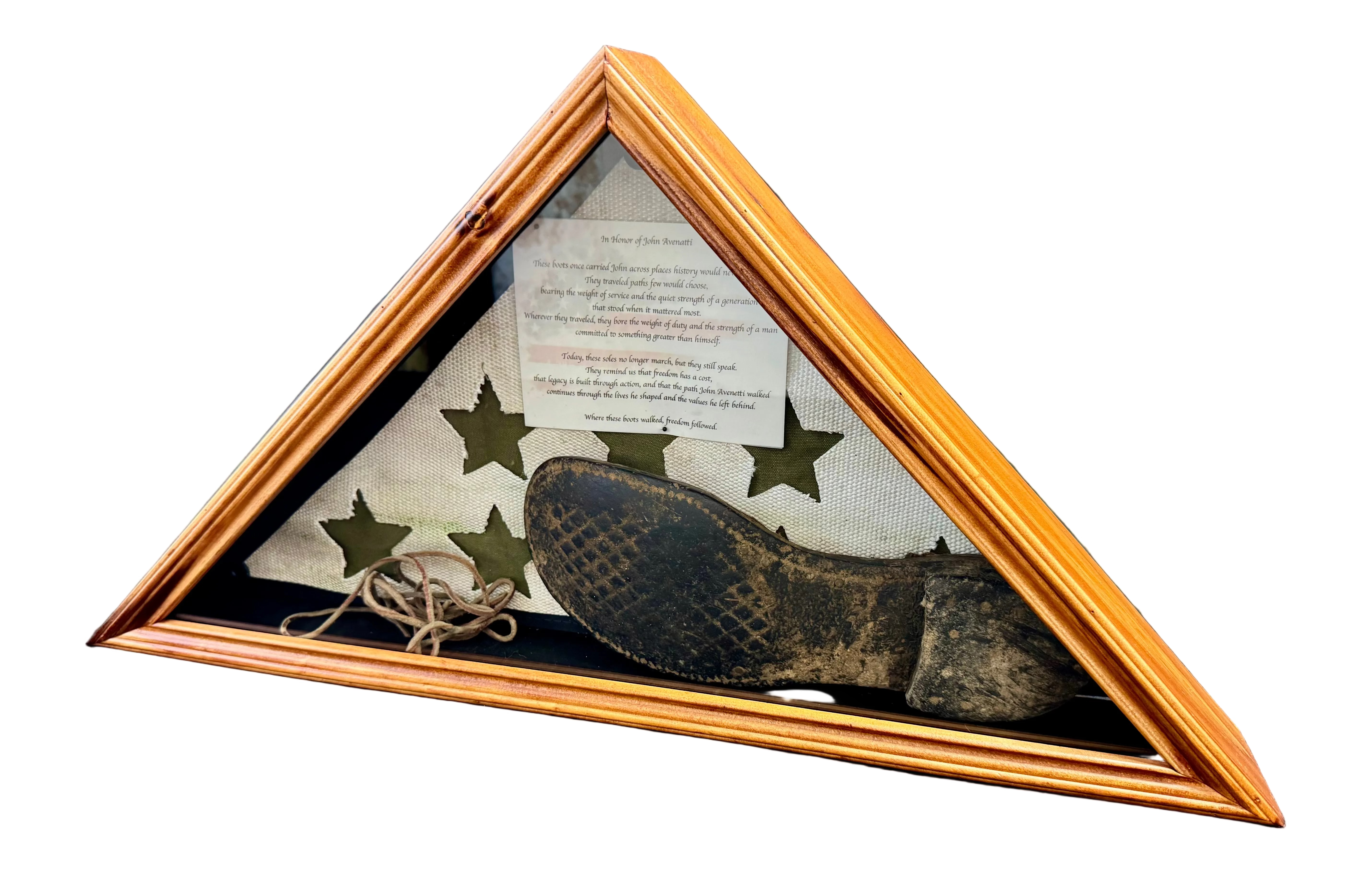 Service Star Triangle Shadow Box – Legacy Edition