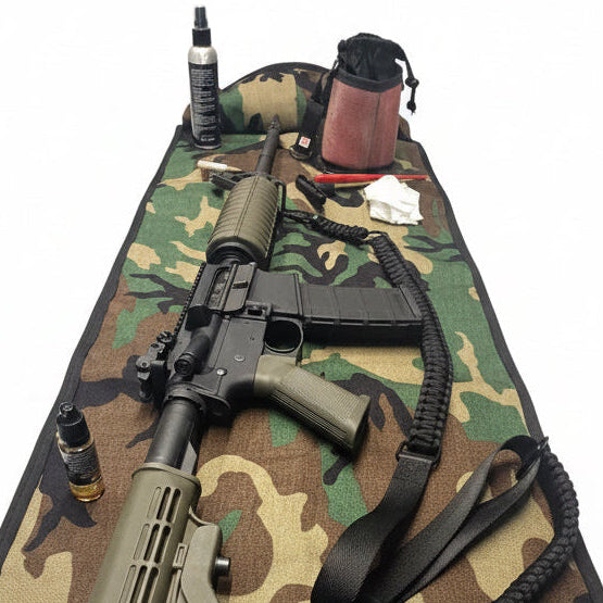 Range Kit - Fire Hose Rifle Mat + Ammo Bag