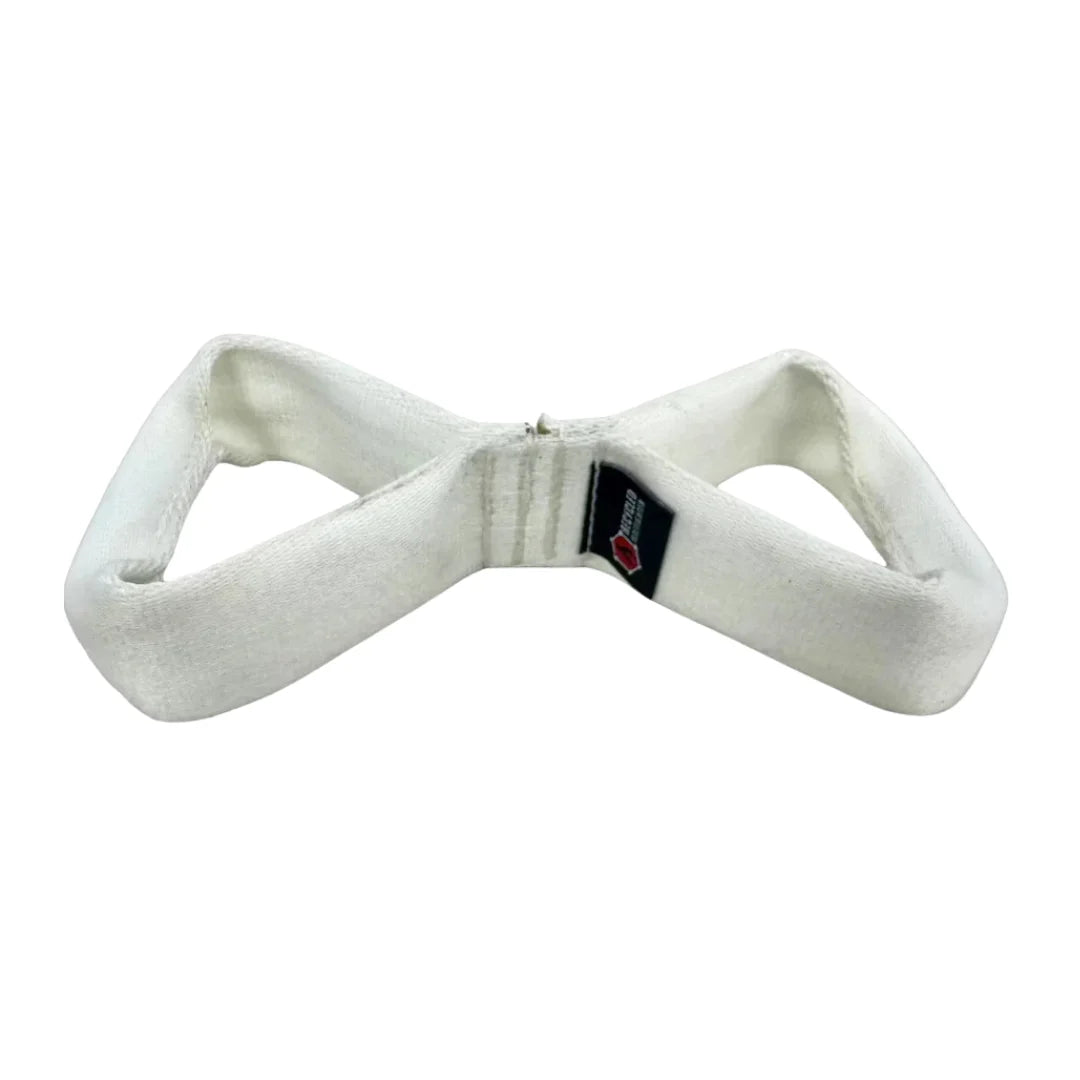 JR Tugs-A-Lot – Double-Loop Firehose Tug Toy in White by Recycled Firefighter. Durable professional gear for tactical applications.