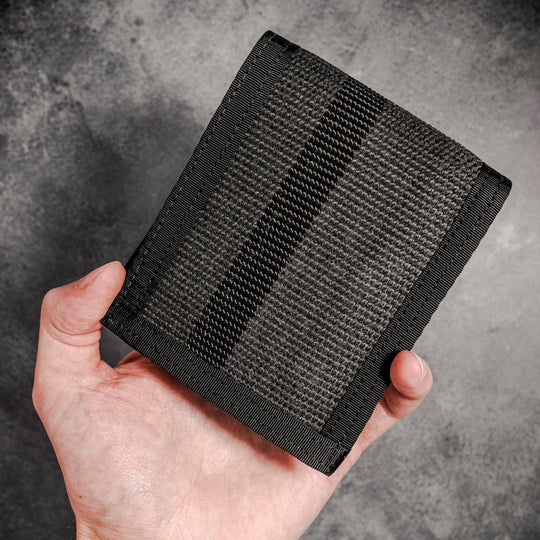 Lieutenant Wallet - Firehose Edition Black Firehose Recycledfirefighter