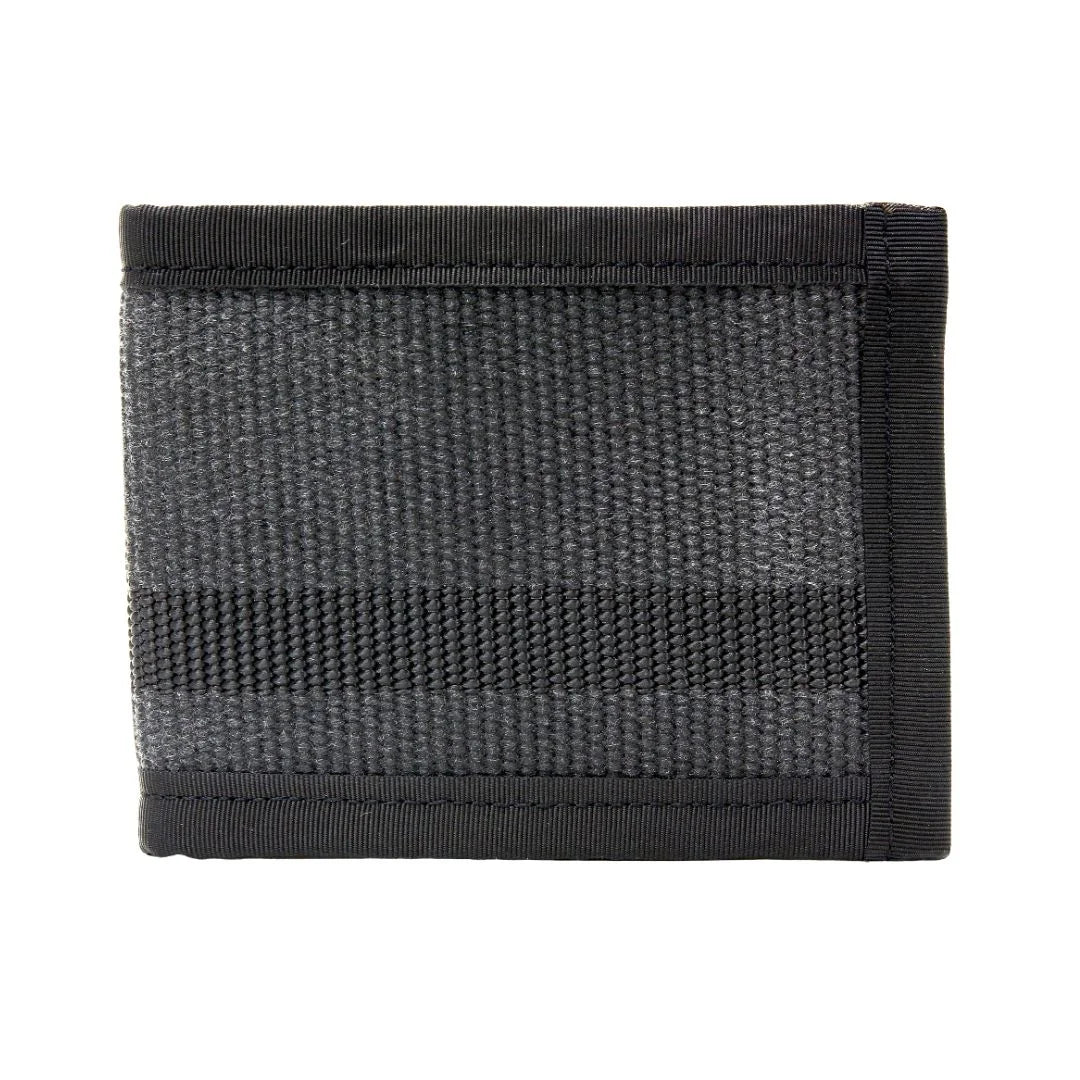 The black fire hose edition Lieutenant Wallet Firehose from Recycled Firefighter. Tactical quality designed for demanding professionals.