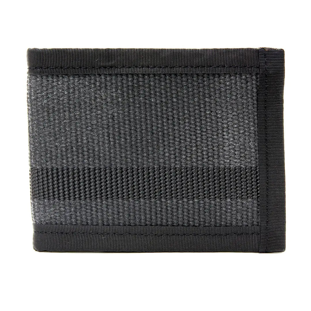 The black fire hose edition Lieutenant Wallet Firehose from Recycled Firefighter. Tactical quality designed for demanding professionals.