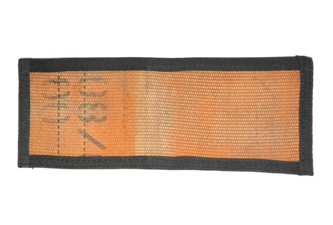 vintage orange fire hose Lieutenant Wallet Firehose from Recycled Firefighter. Professional tactical construction for everyday operations.