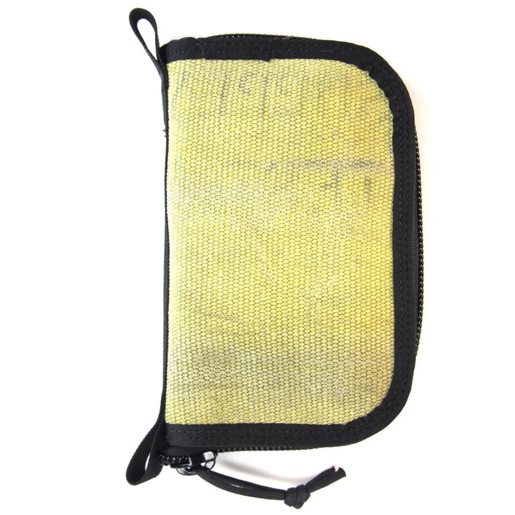Major Dopp Bag Small from Recycled Firefighter featuring Vintage Yellow and Black. Durable gear designed for first responders and tactical professionals.
