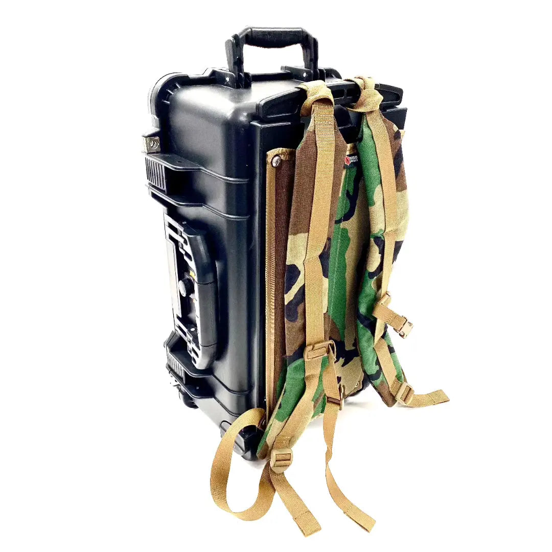 woodland MissionBox 1510 Waterproof Rolling Hard Case from Recycled Firefighter. Professional tactical construction for everyday operations.