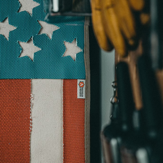 AMERICAN FLAG - FIRE HOSE