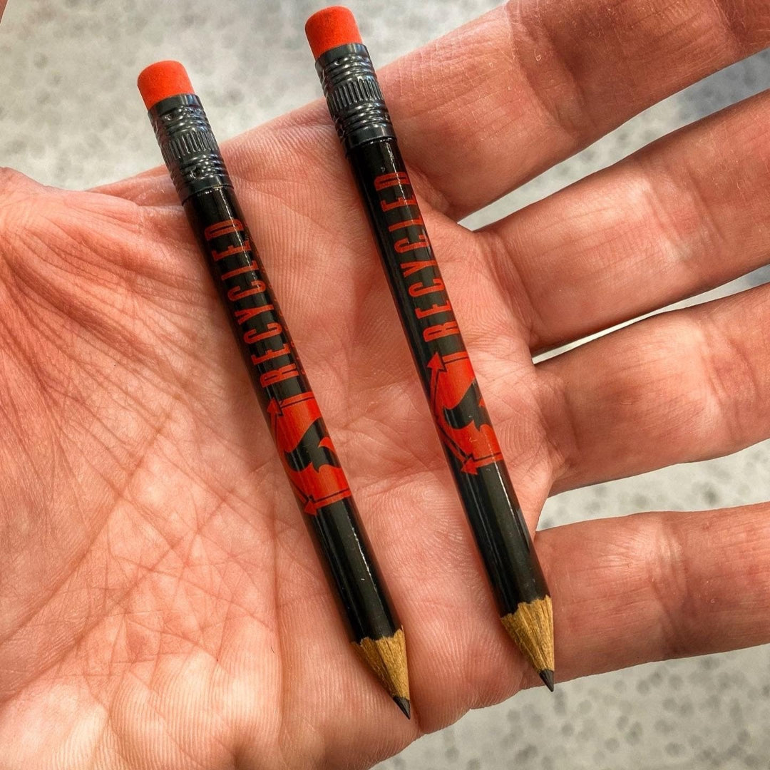 Recycled Firefighter Black Pencil