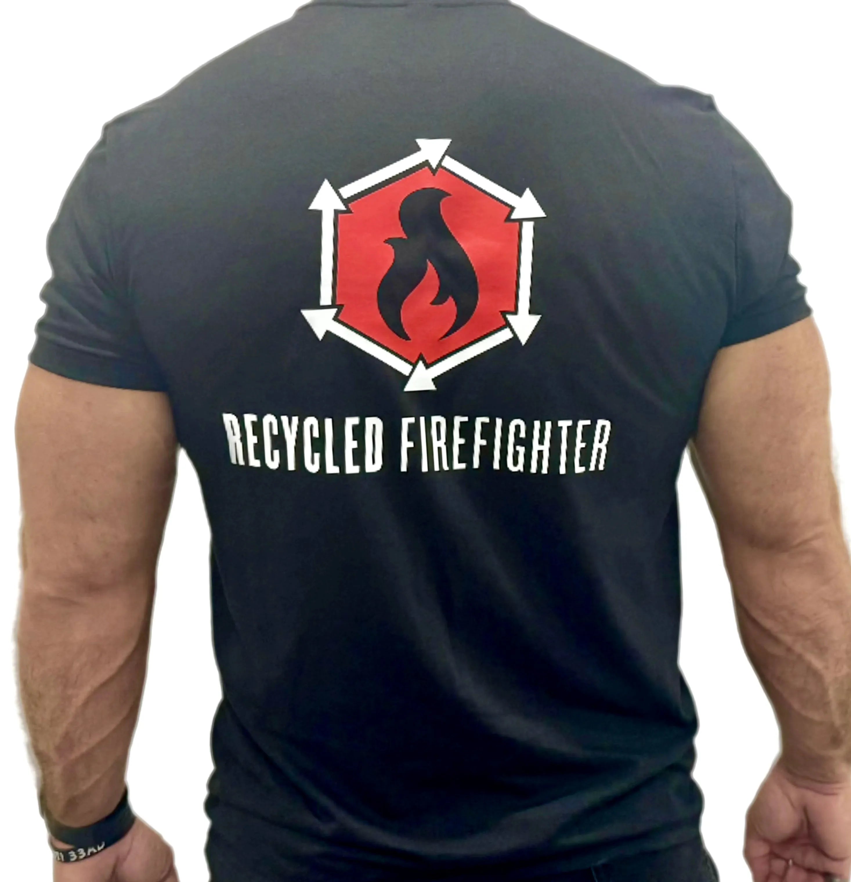 Recycled Firefighter Logo T-shirt