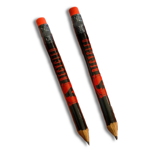 Recycled Firefighter Black Pencil
