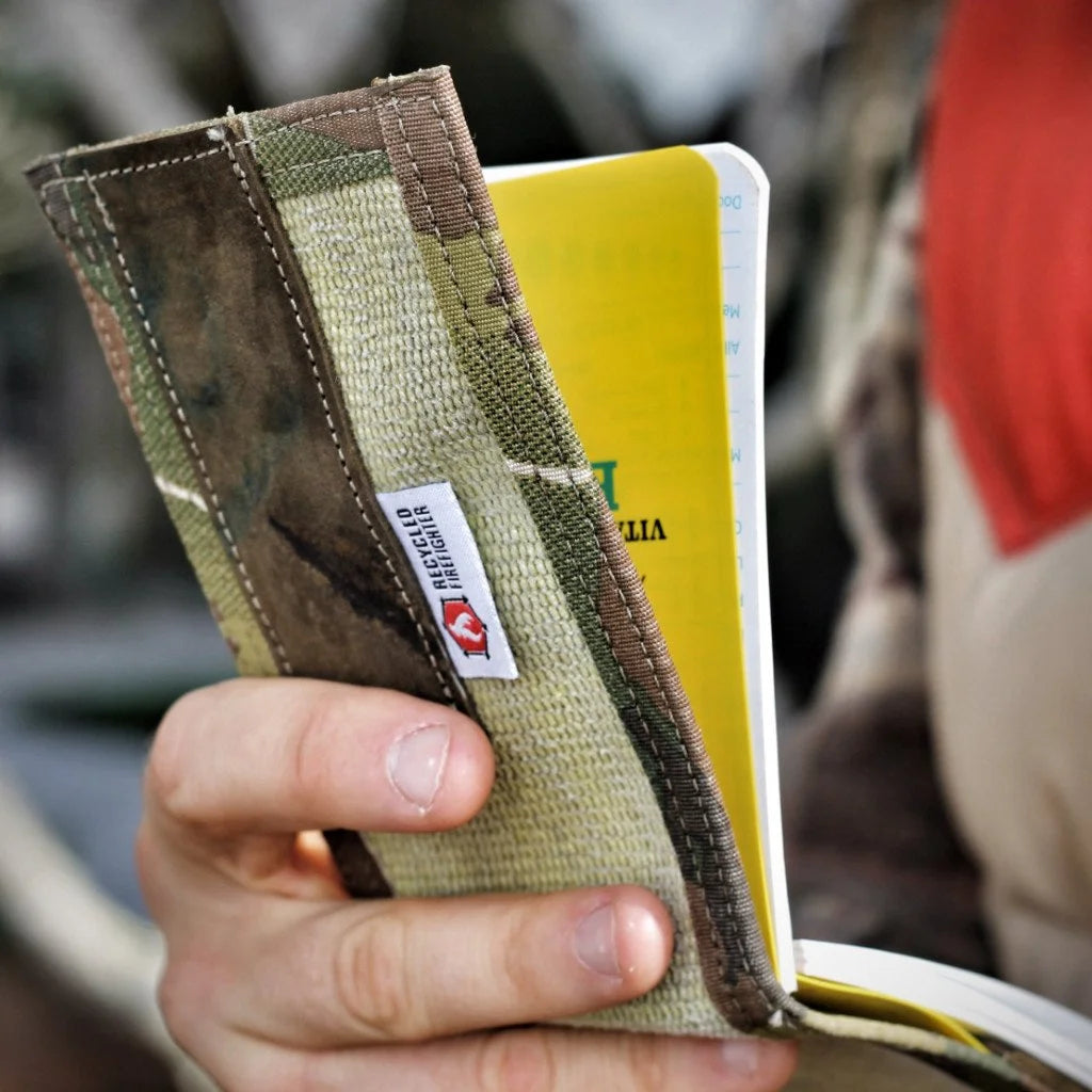 Professional Rite In The Rain Notebook Cover by Recycled Firefighter. Honors first responder service with durability.
