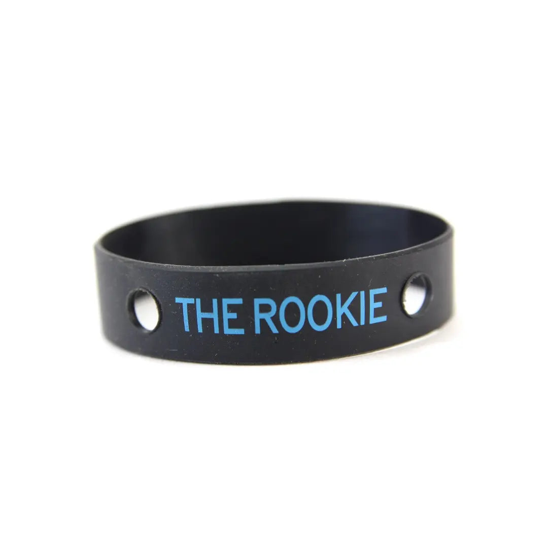 Professional Rookie Wallet Band featuring Blue and Black by Recycled Firefighter. Honors first responder service with durability.