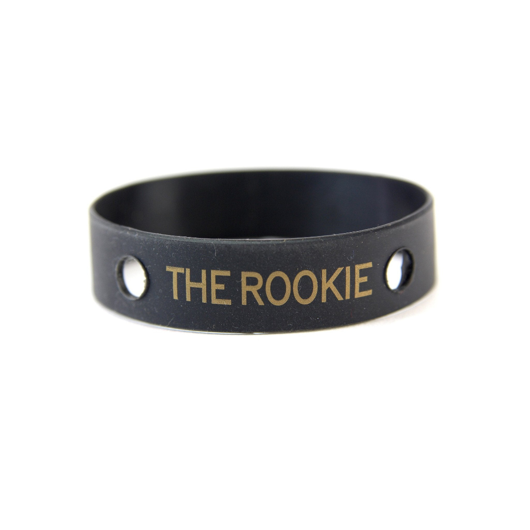 Rookie Wallet Band Recycledfirefighter Black and Gold