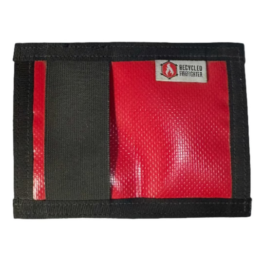 Rookie Wallet - Firehose Edition Recycledfirefighter Red and Black Rubber