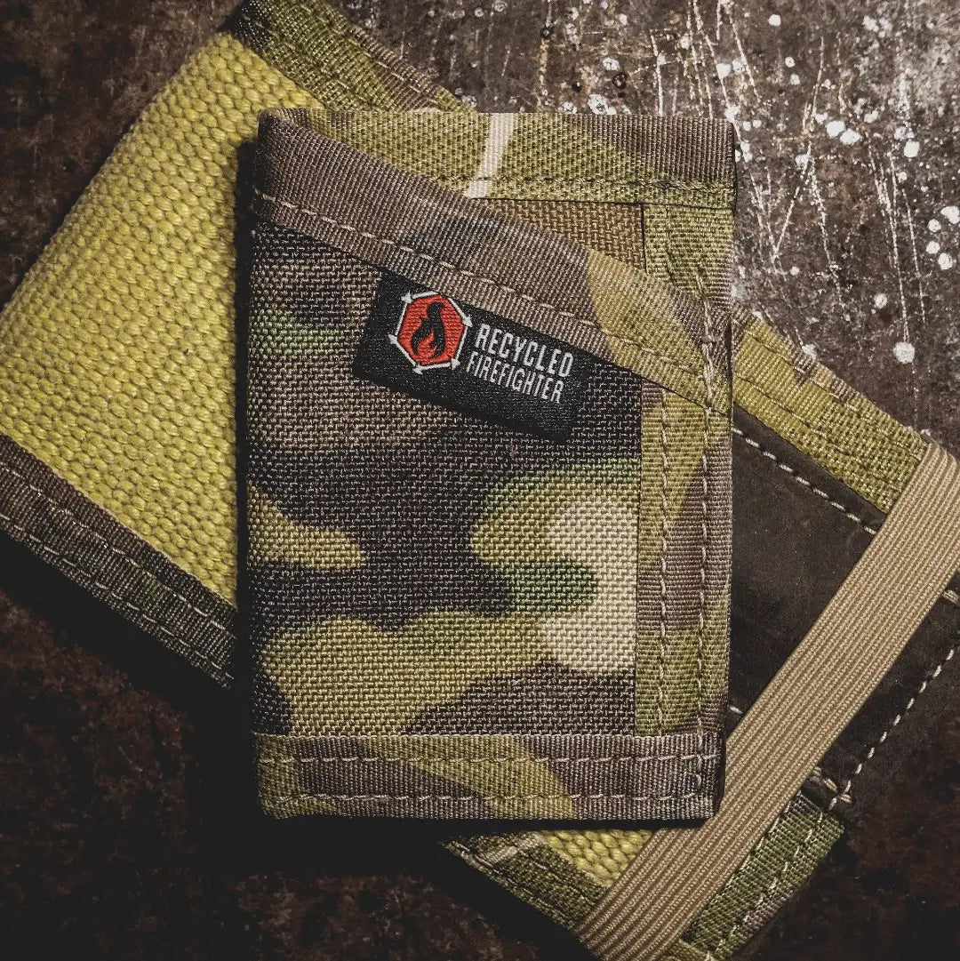 Sergeant Nylon Wallet by Recycled Firefighter. Durable nylon construction organizes cards and cash for daily professional use.