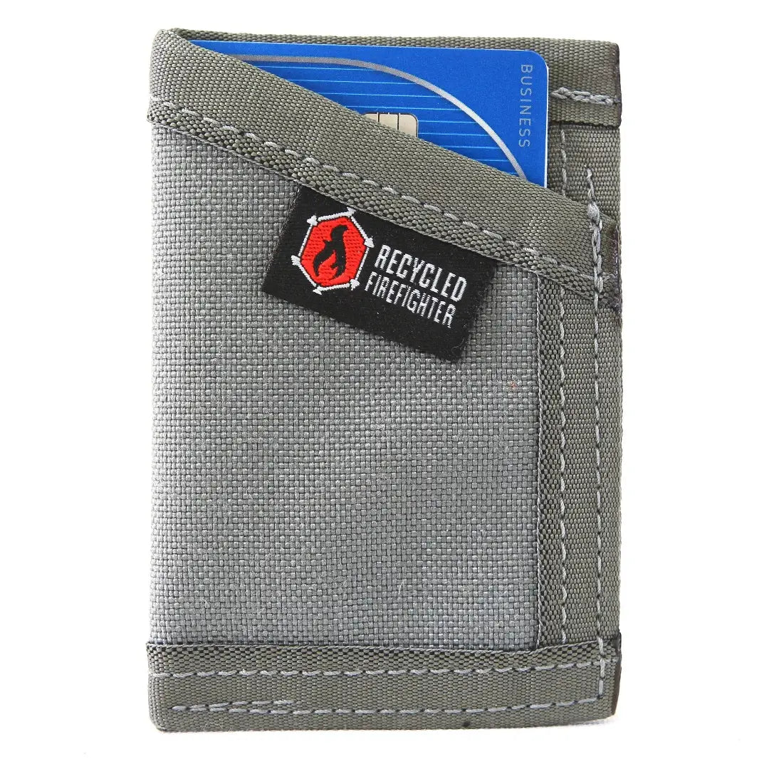 Sergeant Nylon Wallet by Recycled Firefighter. Durable nylon construction organizes cards and cash for daily professional use.