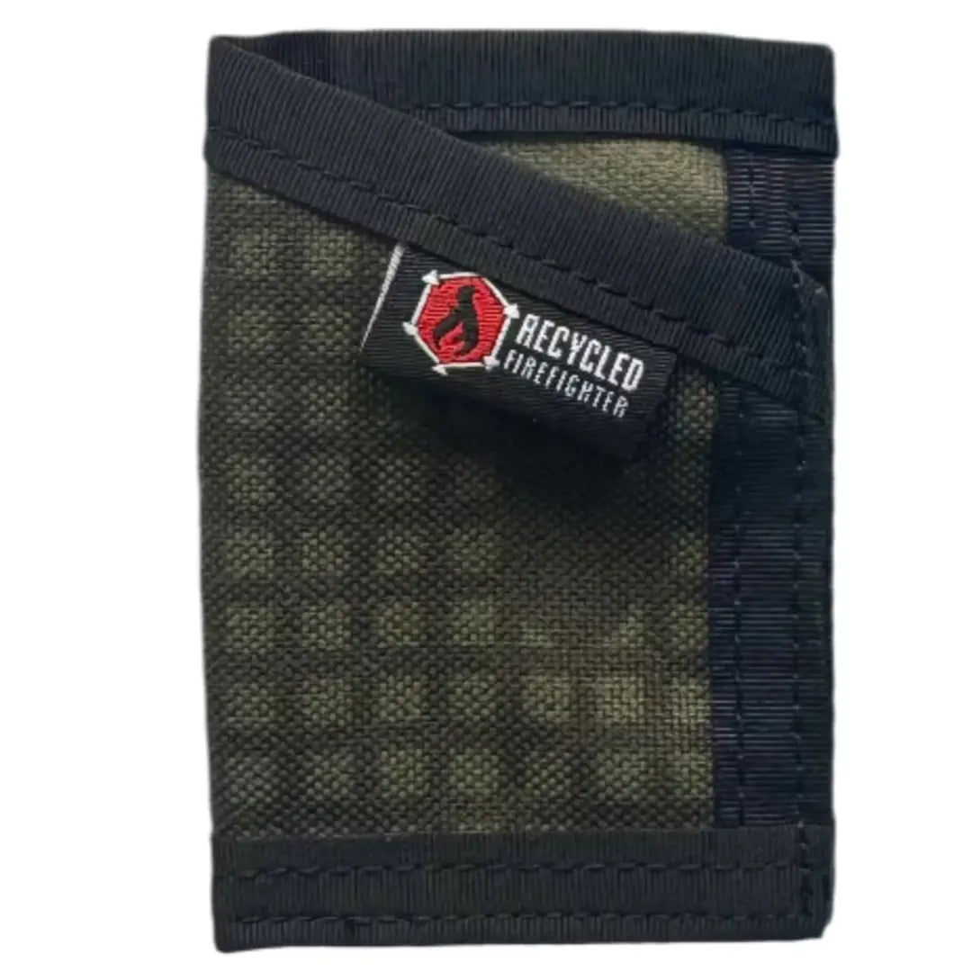 Desert night cam Sergeant Nylon Wallet by Recycled Firefighter. Low-light optimized pattern enhances concealment after dark.