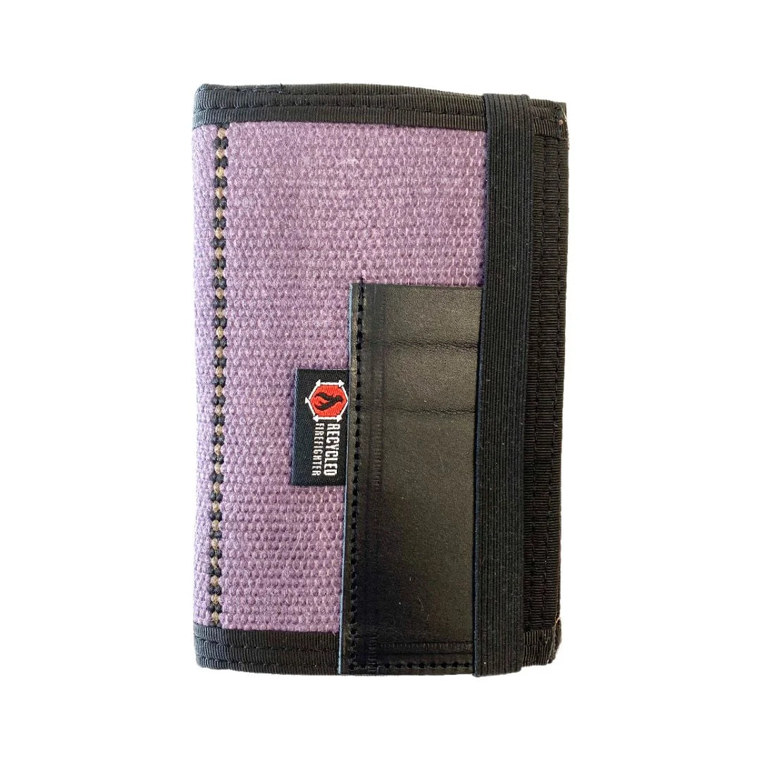 Recycled Firefighter The Inspector Notebook in Purple and Black. Professional tactical design built for durability and daily use by first responders.