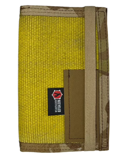 The Inspector Notebook Recycledfirefighter Vintage Yellow and Desert Multicam