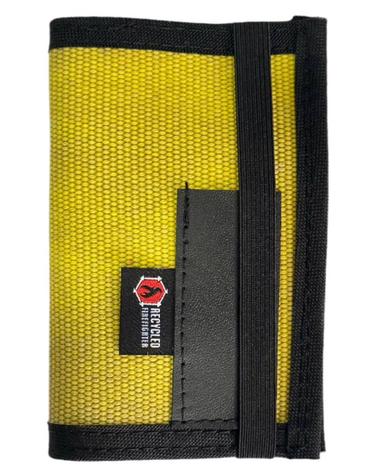 The Inspector Notebook Recycledfirefighter Vintage Yellow and Black
