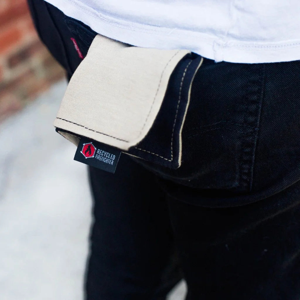 The Probie Handkerchief from Recycled Firefighter. Professional tactical construction for everyday operations.