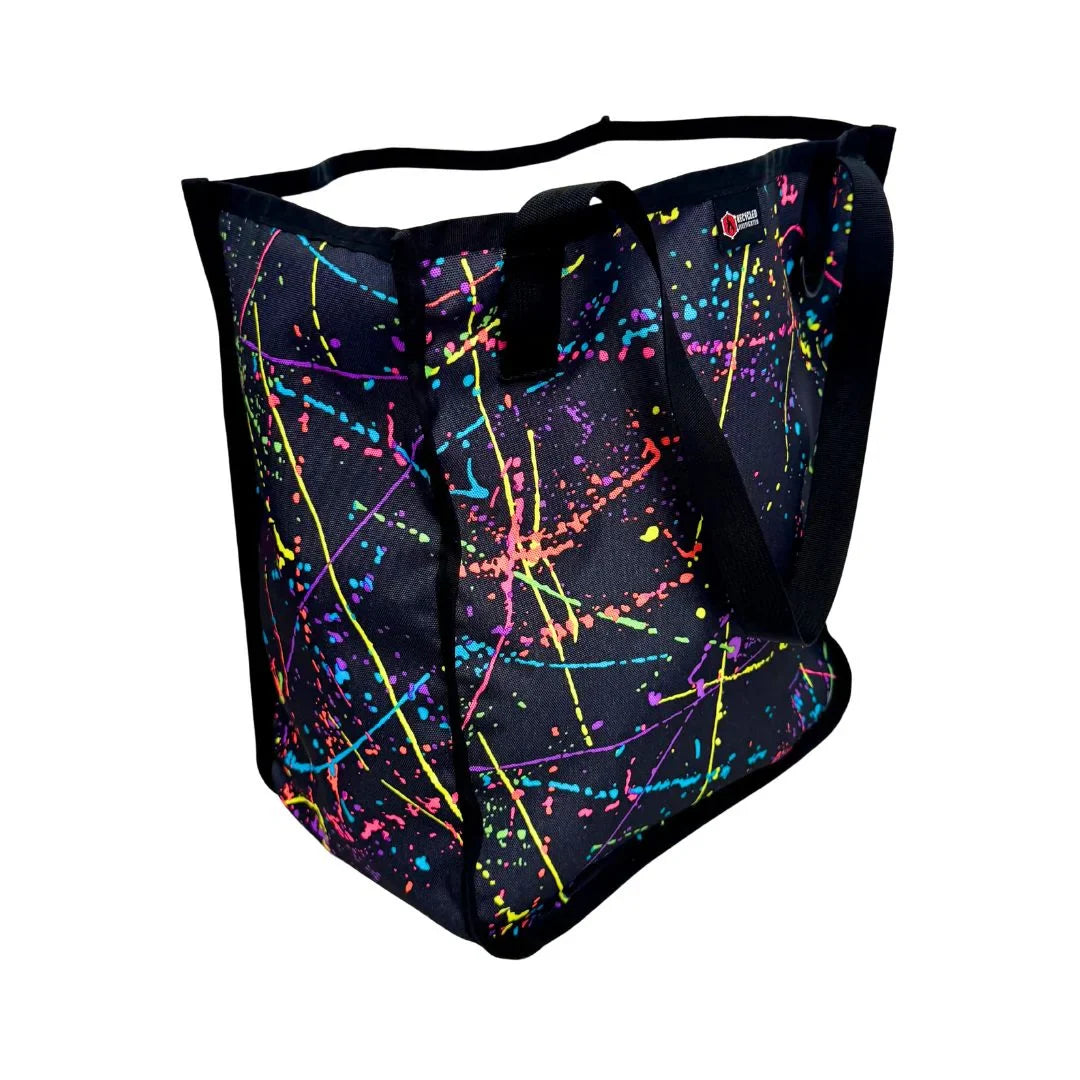 Tactical Tote Bag - Cordura Edition in splatter 1000D Cordura, interior view, by Recycled Firefighter.