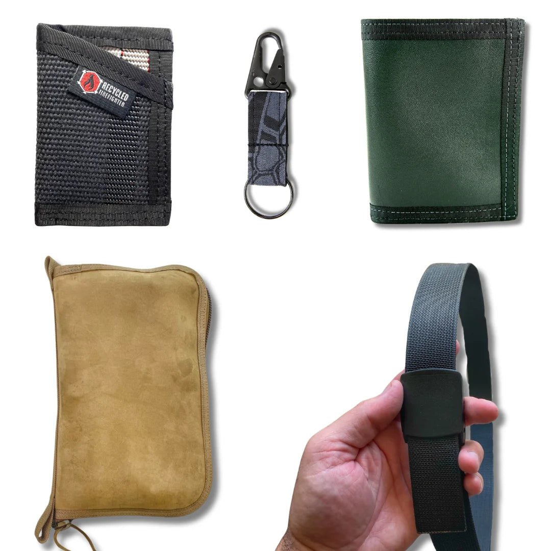 Major Captain Belt SGT Keychain Total Gear Package 1 from Recycled Firefighter. Professional tactical construction for everyday operations.