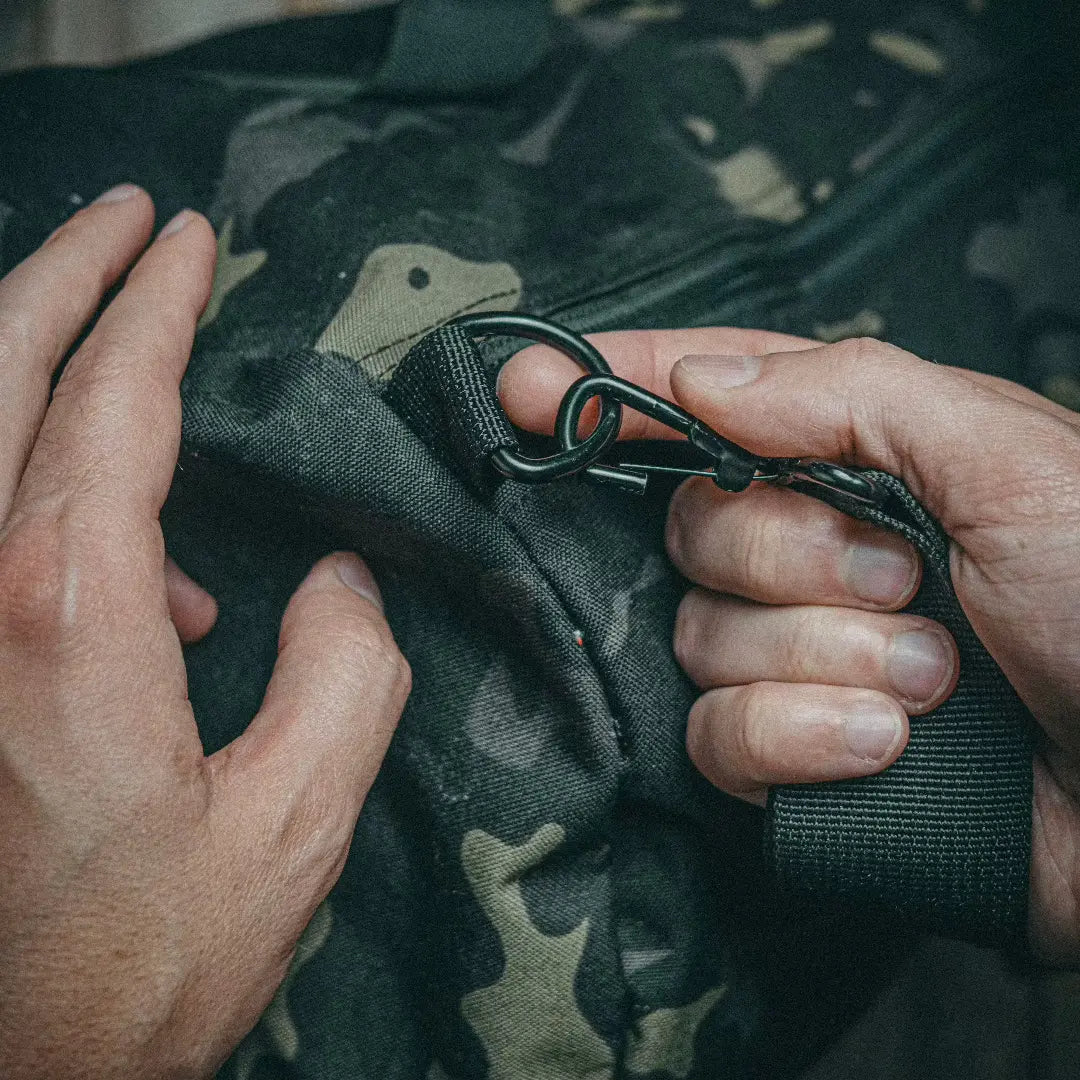 Barrel Duffle Bag 500D by Recycled Firefighter - MCAMBLK. Reliable tactical gear for professional daily operations.