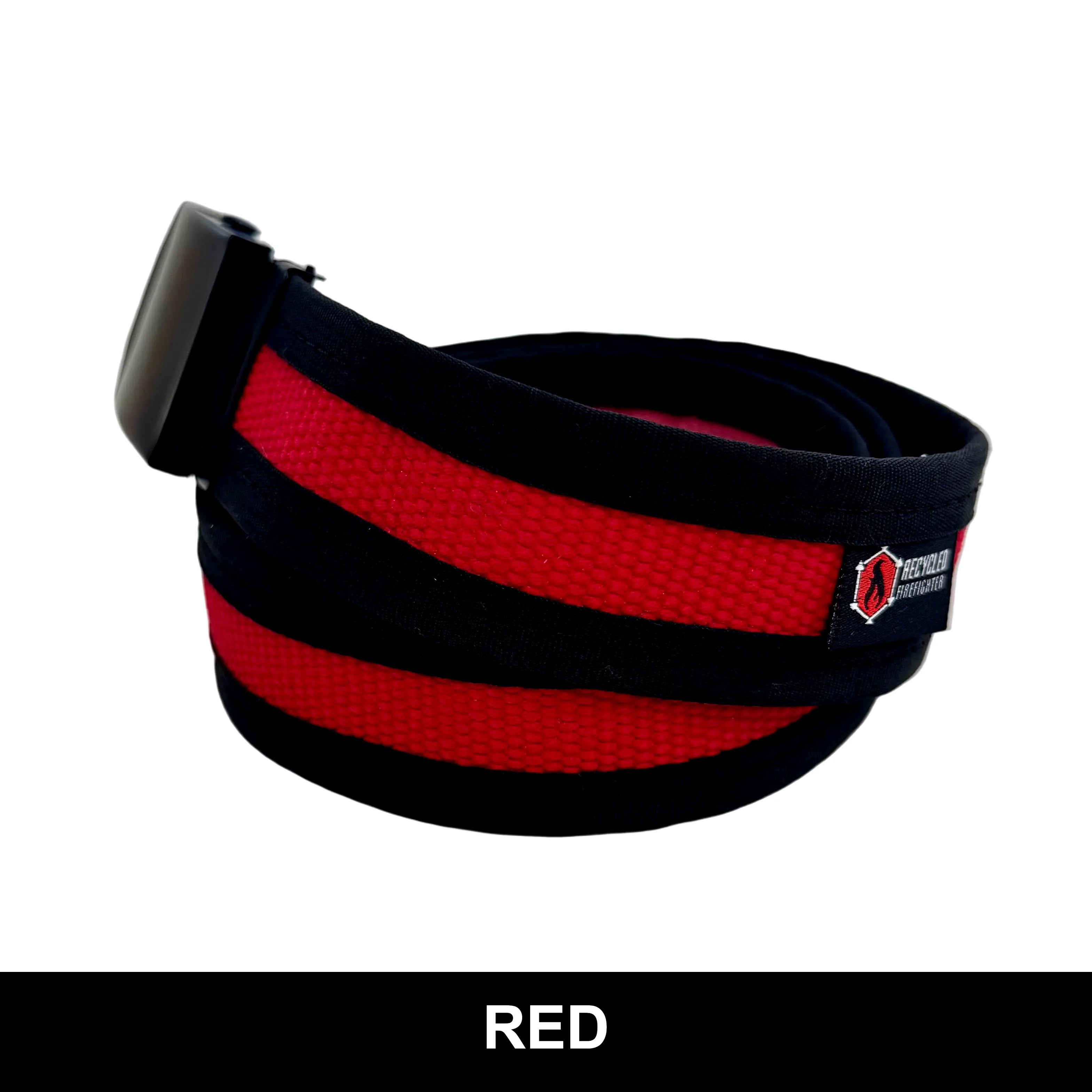 Fire Hose EDC Belt - RED