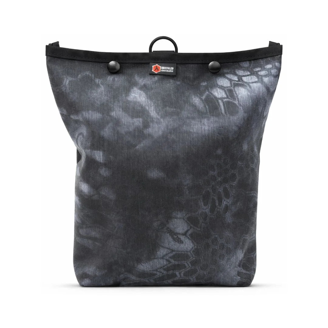 The typhon Firefighter SCBA Mask Bag from Recycled Firefighter. Tactical quality meets professional design standards.