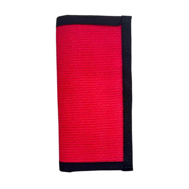 Recycled Firefighter's Red Hose Long Wallet (No-Snap ). Quality tactical gear built for demanding professional use.