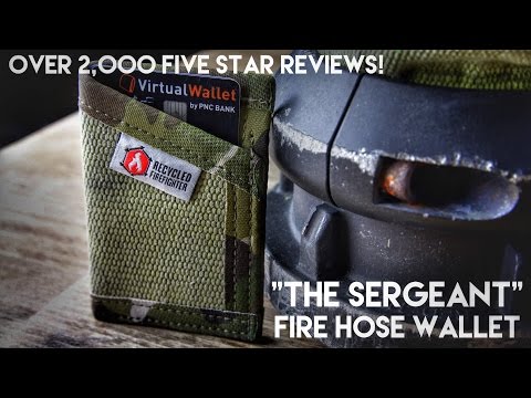Sergeant Wallet - Hypalon Edition product video by Recycled Firefighter