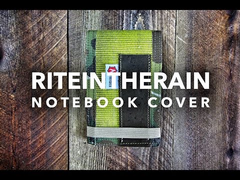 Rite In The Rain Notebook Cover - Firehose Edition product video by Recycled Firefighter