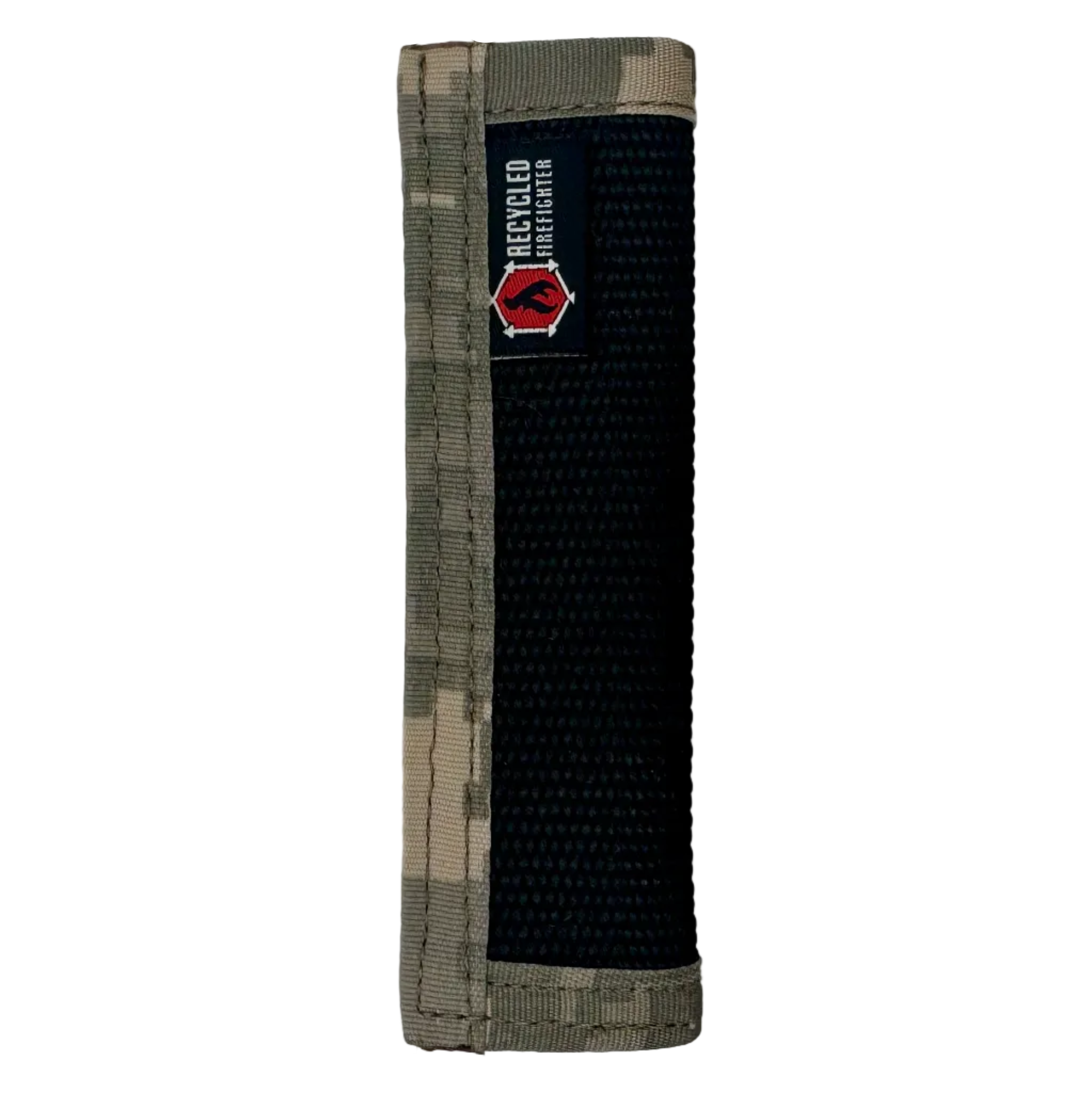 EDC Pry Bar Sleeve made from recycled fire hose in Black and Digital Camo, Firehose Edition