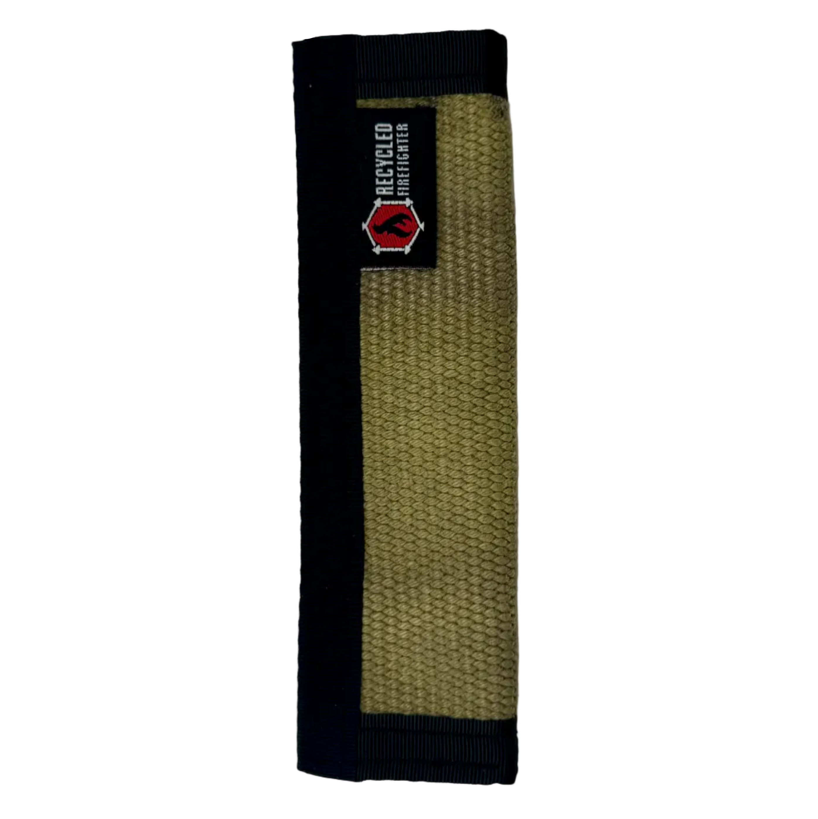 EDC Pry Bar Sleeve made from recycled fire hose in Vintage Yellow and Black, Firehose Edition