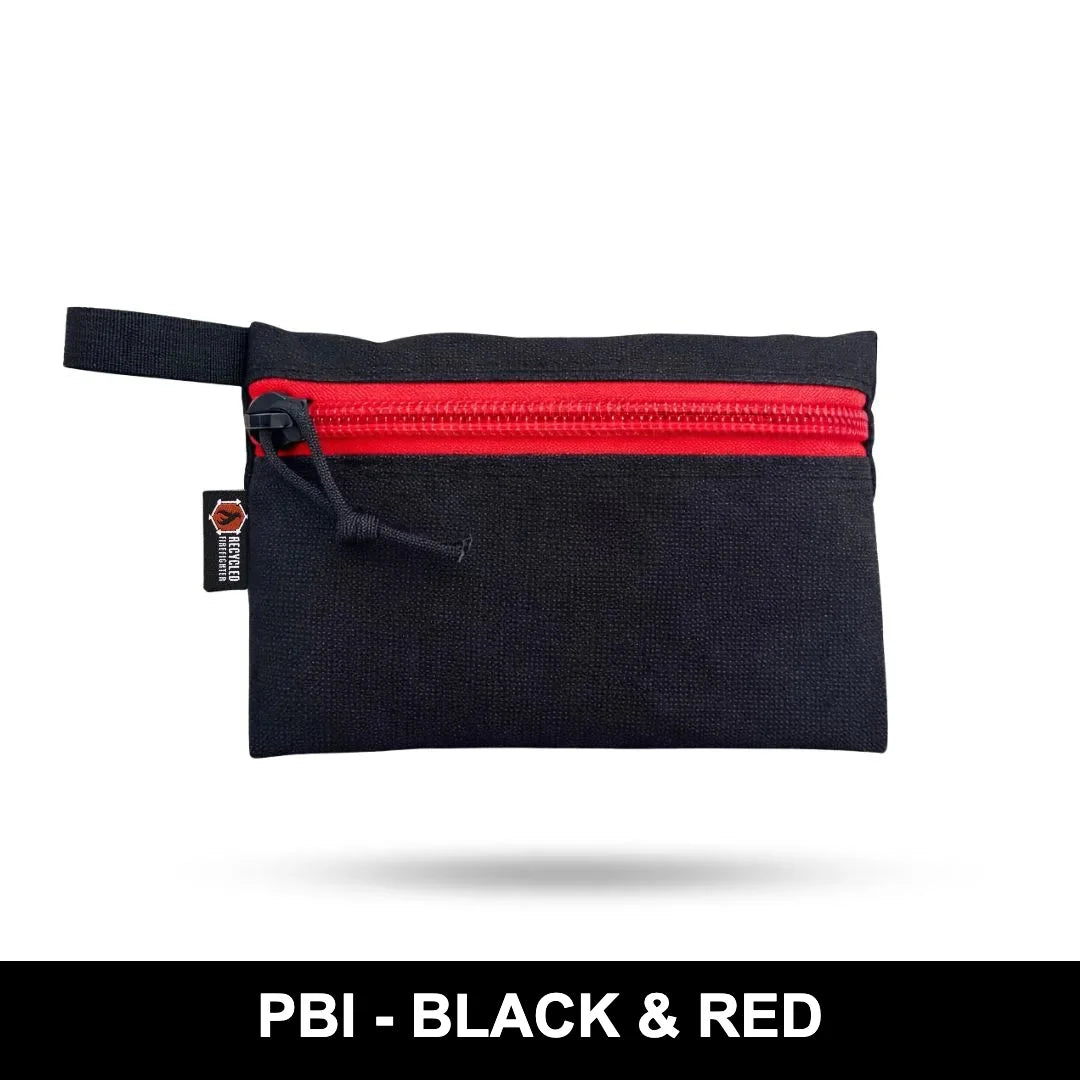 The msa bunger gear - black & red Truckie Medium from Recycled Firefighter. Tactical quality meets professional design standards.