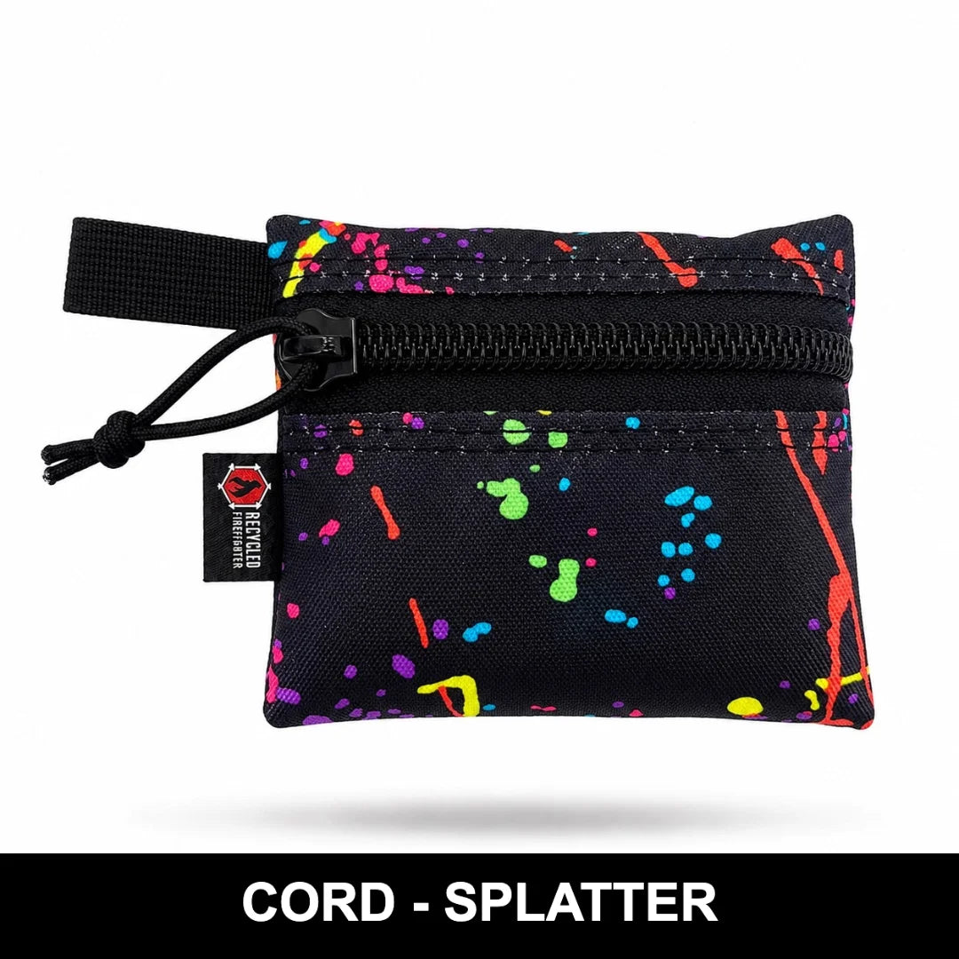 The Cordura Splatter Truckie Small from Recycled Firefighter. Tactical quality meets professional design standards.