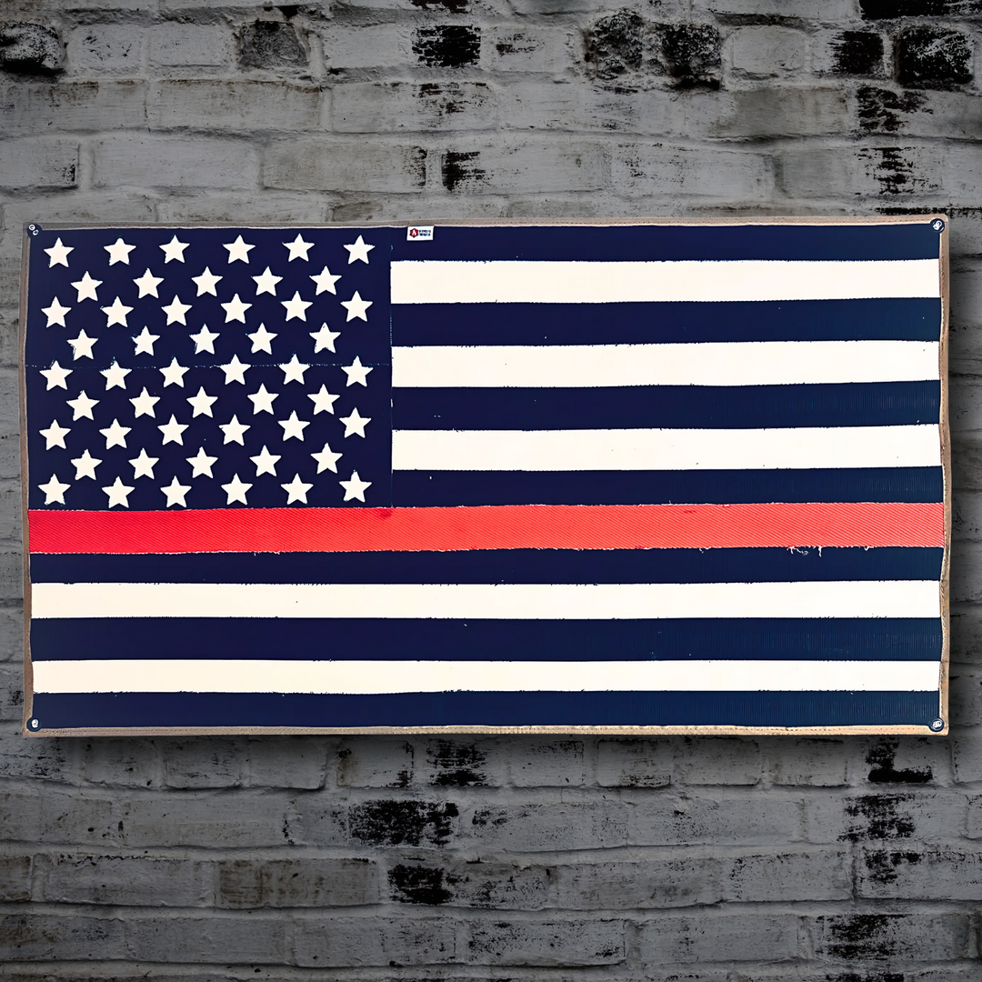 FIRE HOSE AMERICAN FLAG