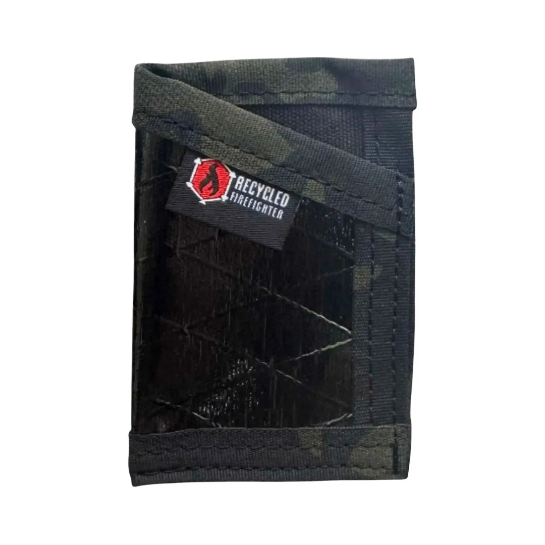 Black and multicam black X-Pac Sergeant Wallet by Recycled Firefighter. Premium lightweight material with tactical styling.