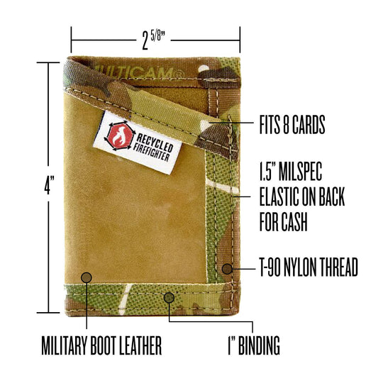 Front Pocket Wallet U.s. Combat Leather