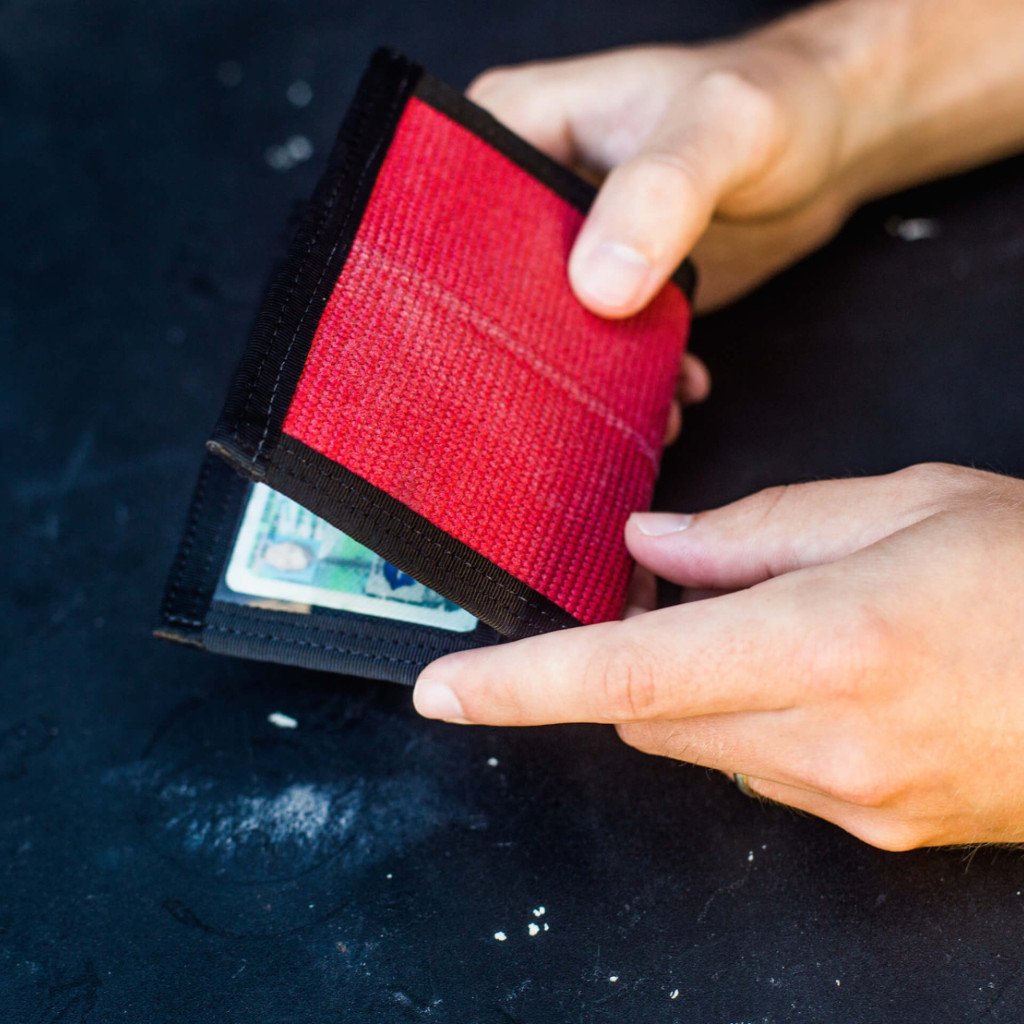 Captain Wallet Red Black Recycledfirefighter