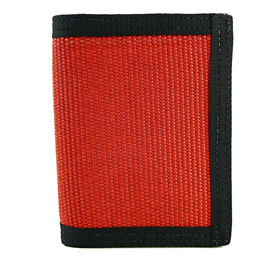 Captain Wallet Red Black Firehose Recycledfirefighter
