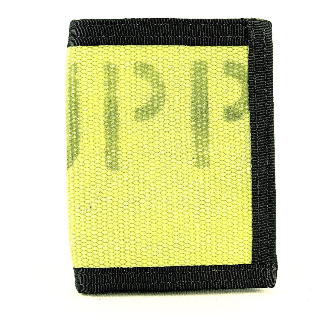 Captain Wallet Recycledfirefighter Mens Bifold Yellow Black Decommissioned Fire Hose