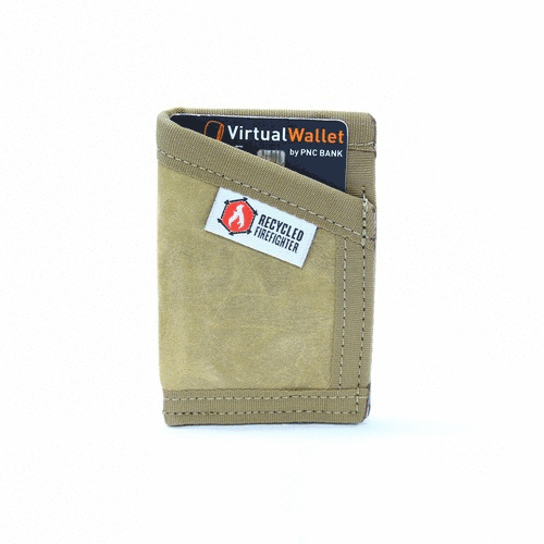 Front Pocket Wallet Coyote & U.s. Combat Leather