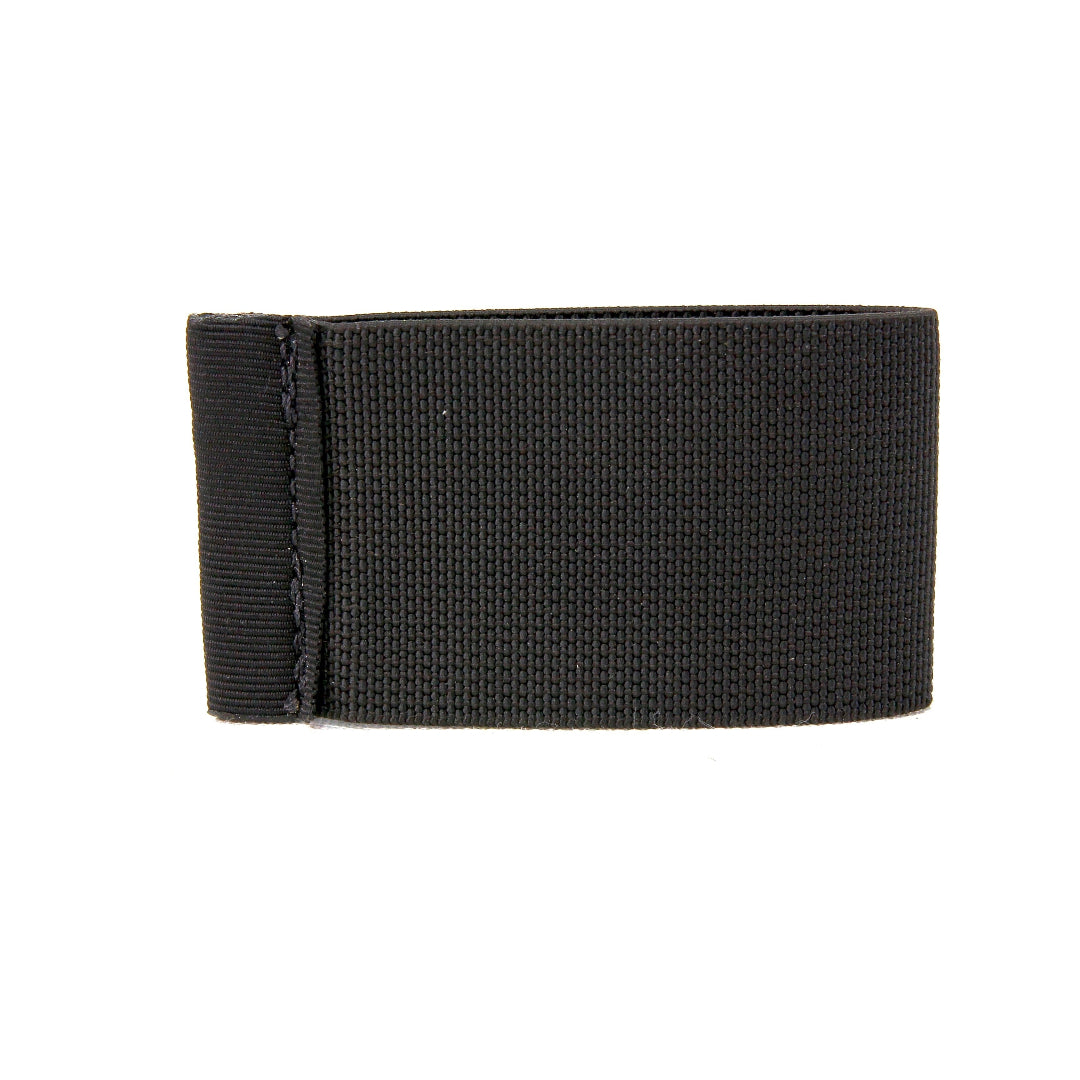 Elastic Card Band Wallet Black Recycledfirefighter