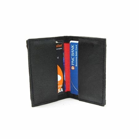 Front Pocket Bifold Wallet Red & Black Wallet