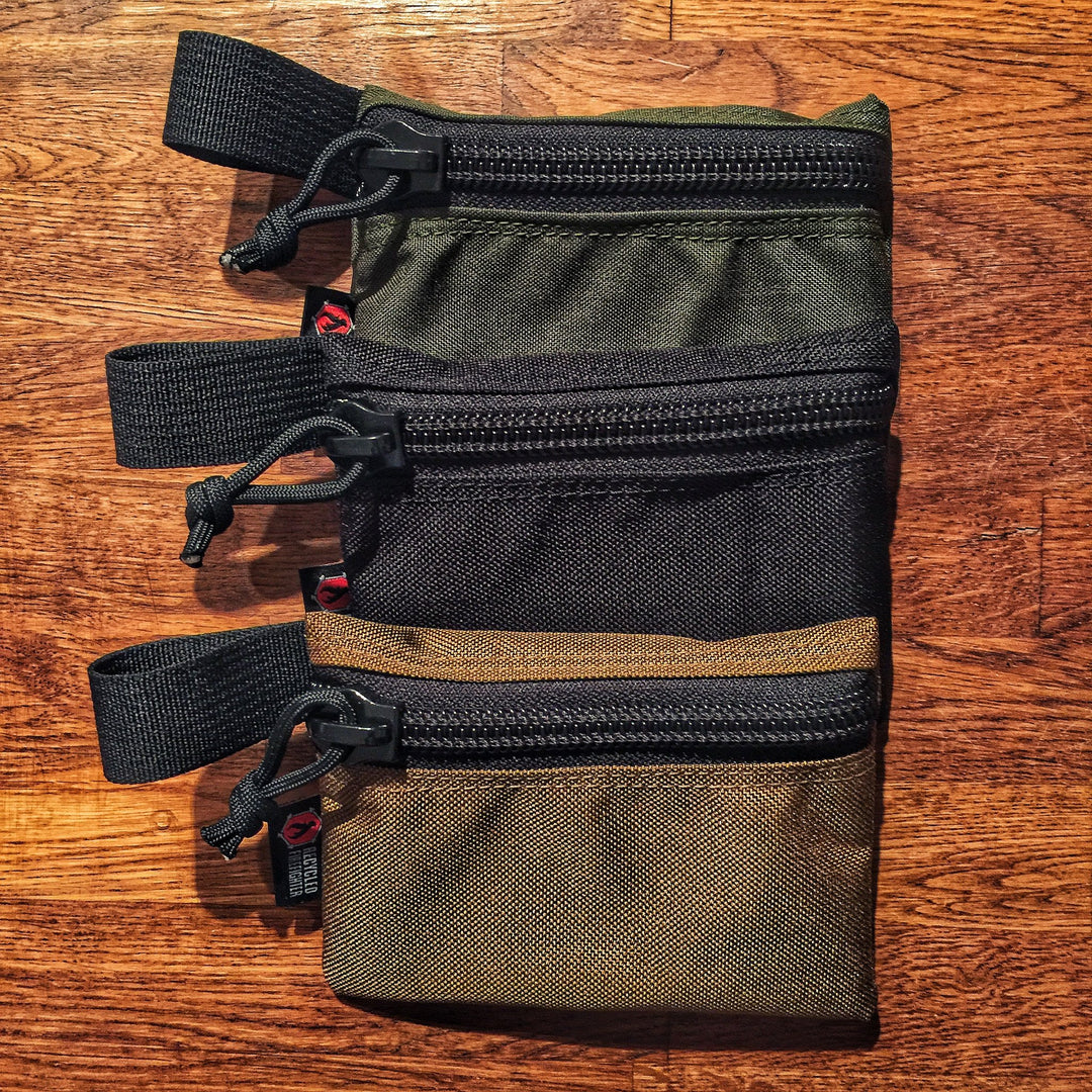 Flat Zippered Gear Pouch Small