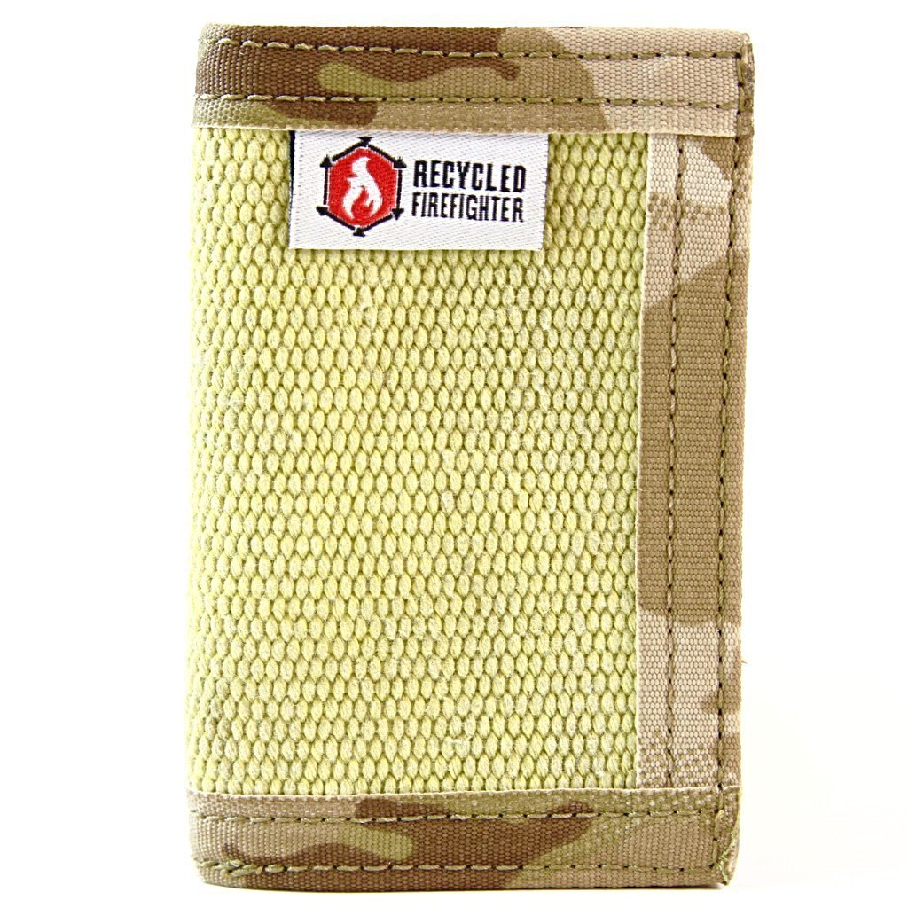 Front Pocket Bifold Wallet Yellow & Multicam Arid Wallet