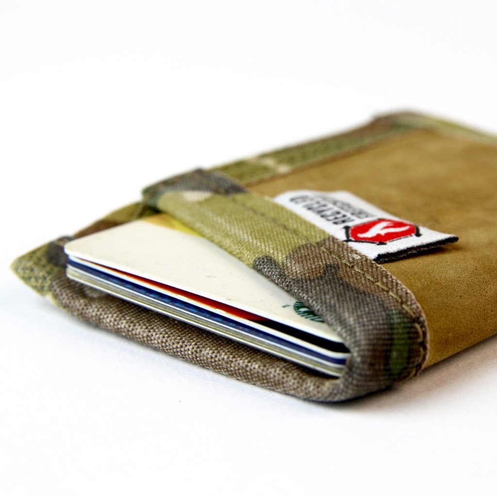 Campaign Leather Small Moneyclip Wallet | Mission Mercantile Smoke / None